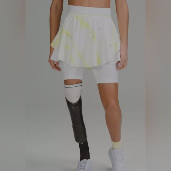 Lululemon Court Rival High Rise Skirt  Extend Liner Size 6 Tie dye - Picture 1 of 11